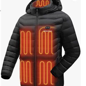 Venustas Unisex Dual-Control Heated Jacket, Water-resistant, size 2XL